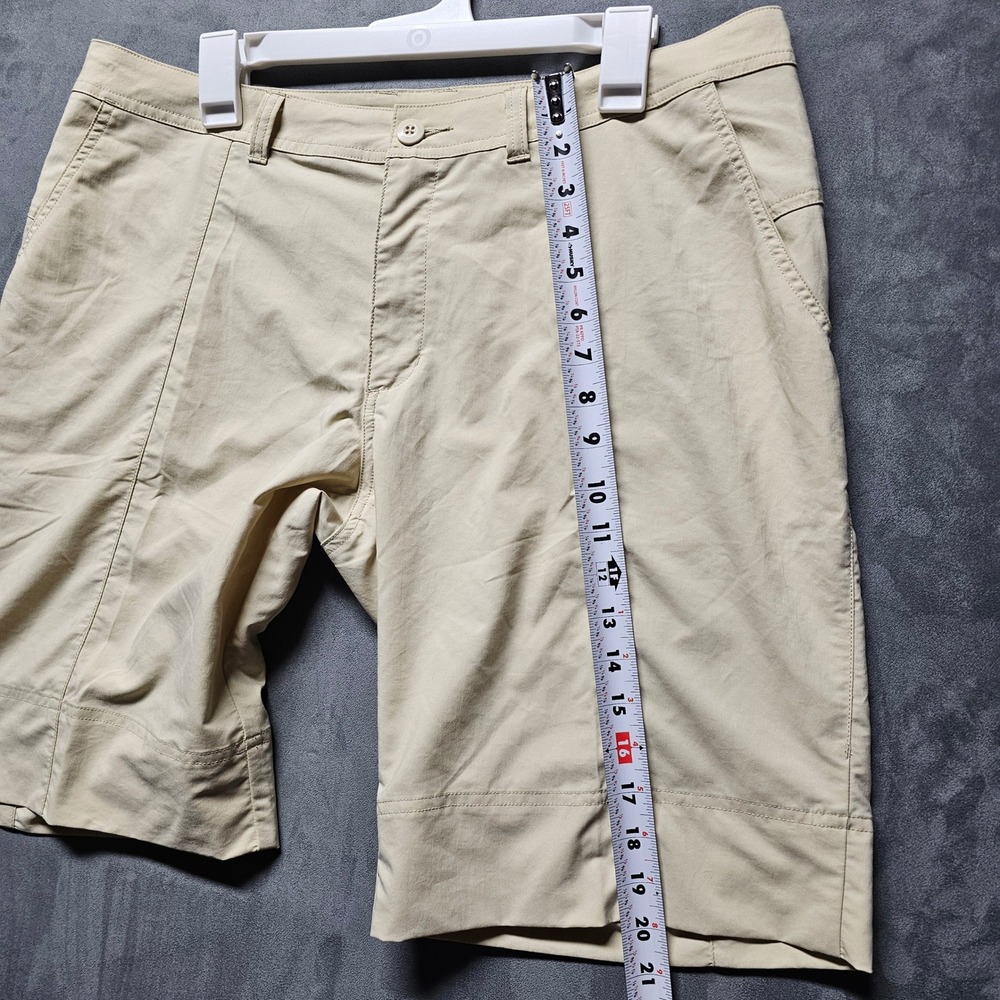 Patagonia Womens Tan Hiking Shorts Size 14 Nylon Blend Active Outdoor Travel - Picture 4 of 10
